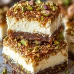 Greek Honey Pistachio Cheesecake Bars for a Guilt-Free Indulgence 6 Greek Honey Pistachio Cheesecake Bars