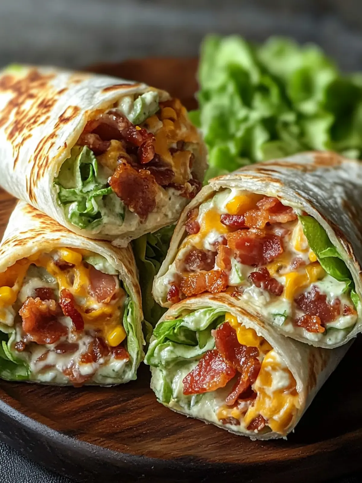 Cheesy Bacon Ranch Wraps That's Perfect for Quick Snacks 5 Cheesy Bacon Ranch Wraps