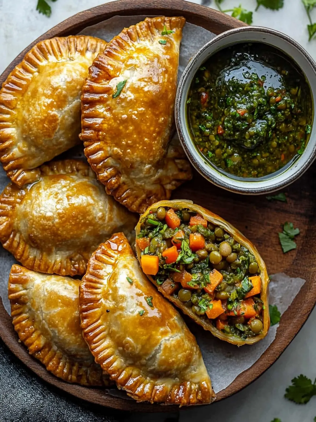 Lentil and Veggie Vegan Empanadas with Chimichurri Bliss 4 Lentil and Veggie Vegan Empanadas with Chimichurri