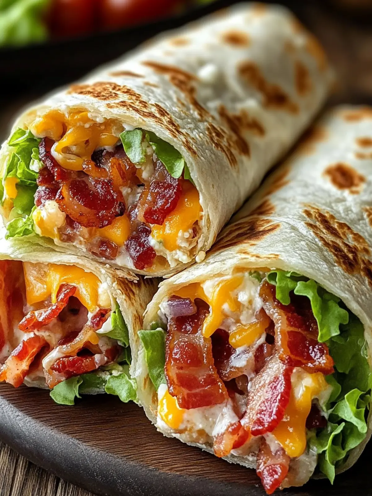 Cheesy Bacon Ranch Wraps That's Perfect for Quick Snacks 4 Cheesy Bacon Ranch Wraps
