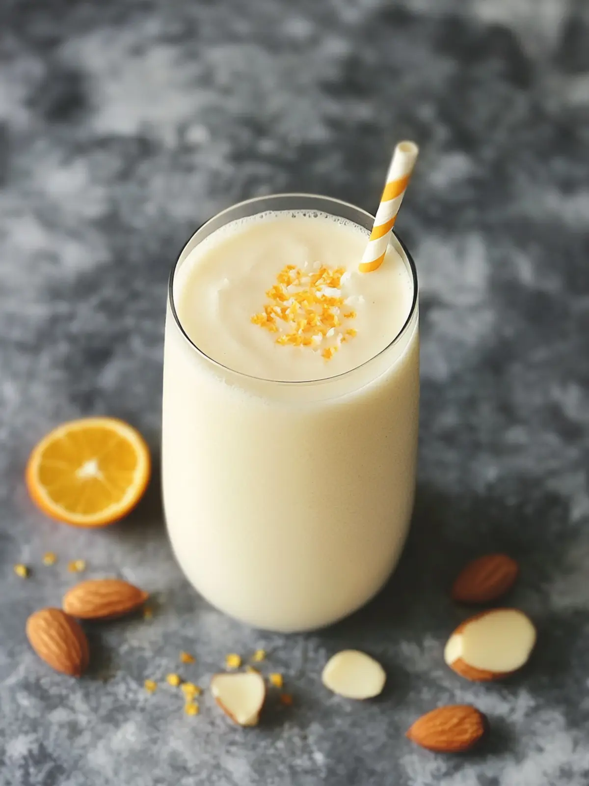 Refreshing Moroccan Almond Milkshake with Orange Flower Water 4 Moroccan Almond Milkshake with Orange Flower Water