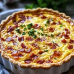 Crustless Bacon & Cheese Quiche for a Healthy Breakfast Boost 6 Crustless Bacon & Cheese Quiche