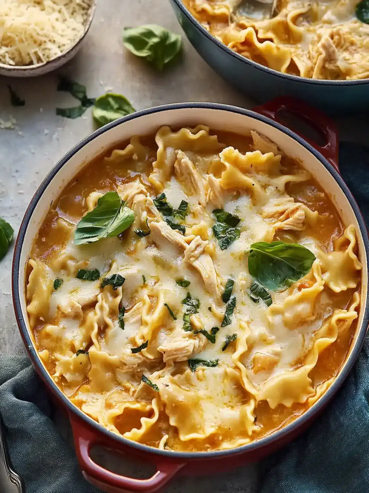 Savory Chicken Lasagna Soup for Cozy Family Dinners 5 Chicken Lasagna Soup