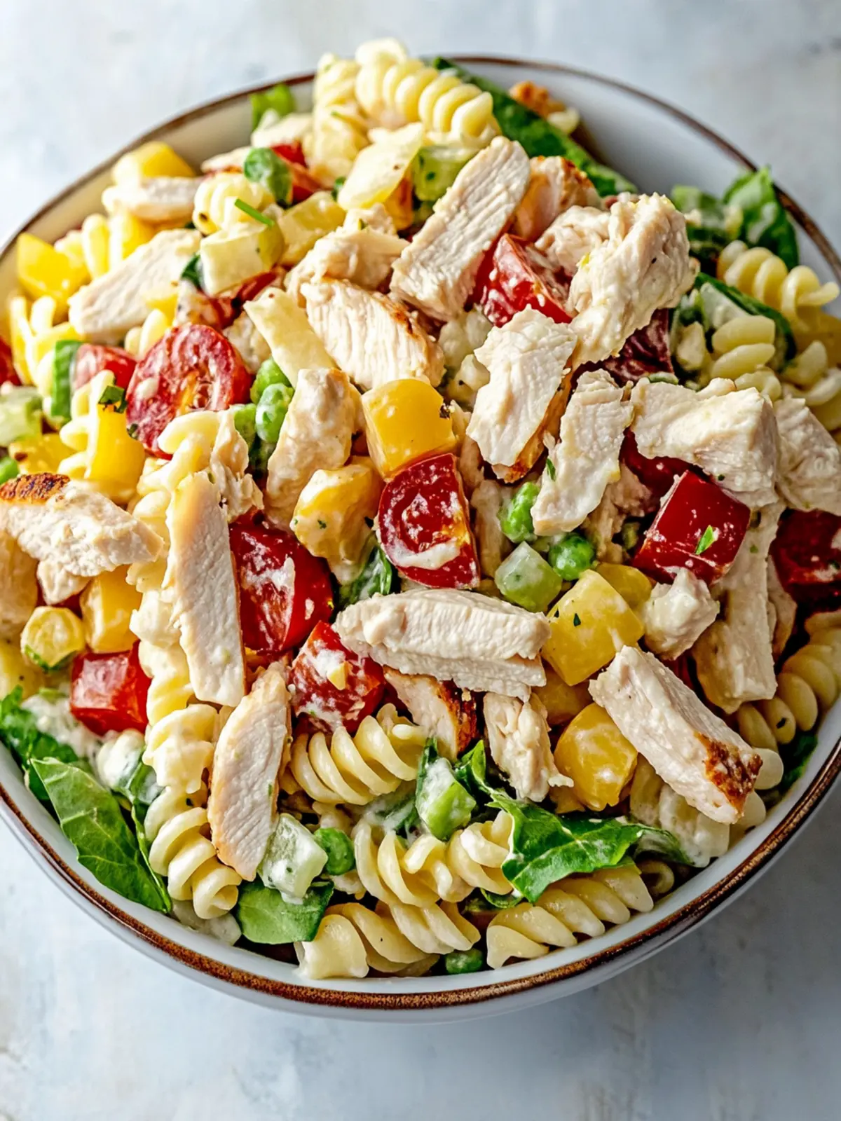 Savory Chicken Club Pasta Salad for Perfect Summer Feasts 4 Chicken Club Pasta Salad
