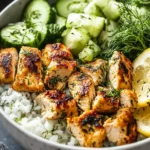 Zesty Lemon-Dill Chicken Bowls for Flavorful Meal Prep 2 Lemon-Dill Chicken Bowls