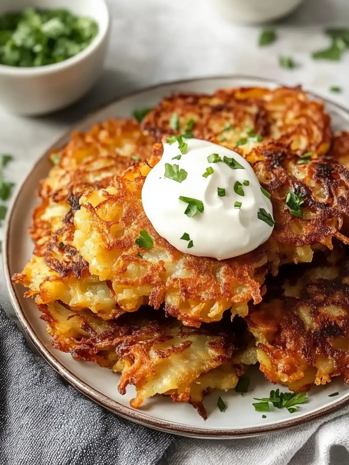Light & Crispy Potato Latkes for a Taste of Tradition 3 Light & Crispy Potato Latkes
