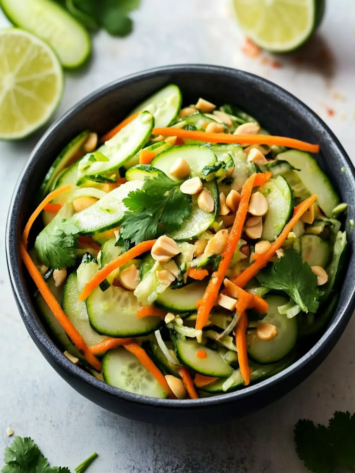 Crunchy Peanut and Lime Cucumber Slaw for Refreshing Moments 4 Crunchy Peanut and Lime Cucumber Slaw
