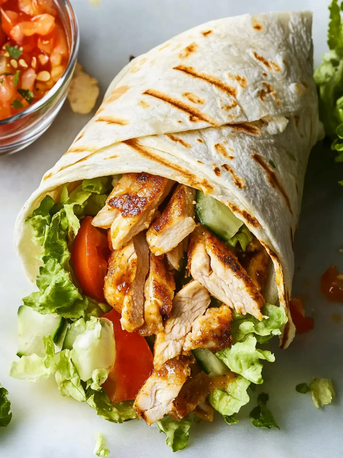 Zesty Grilled Chicken Wraps for Flavor-Packed Meals 4 Grilled Chicken Wrap
