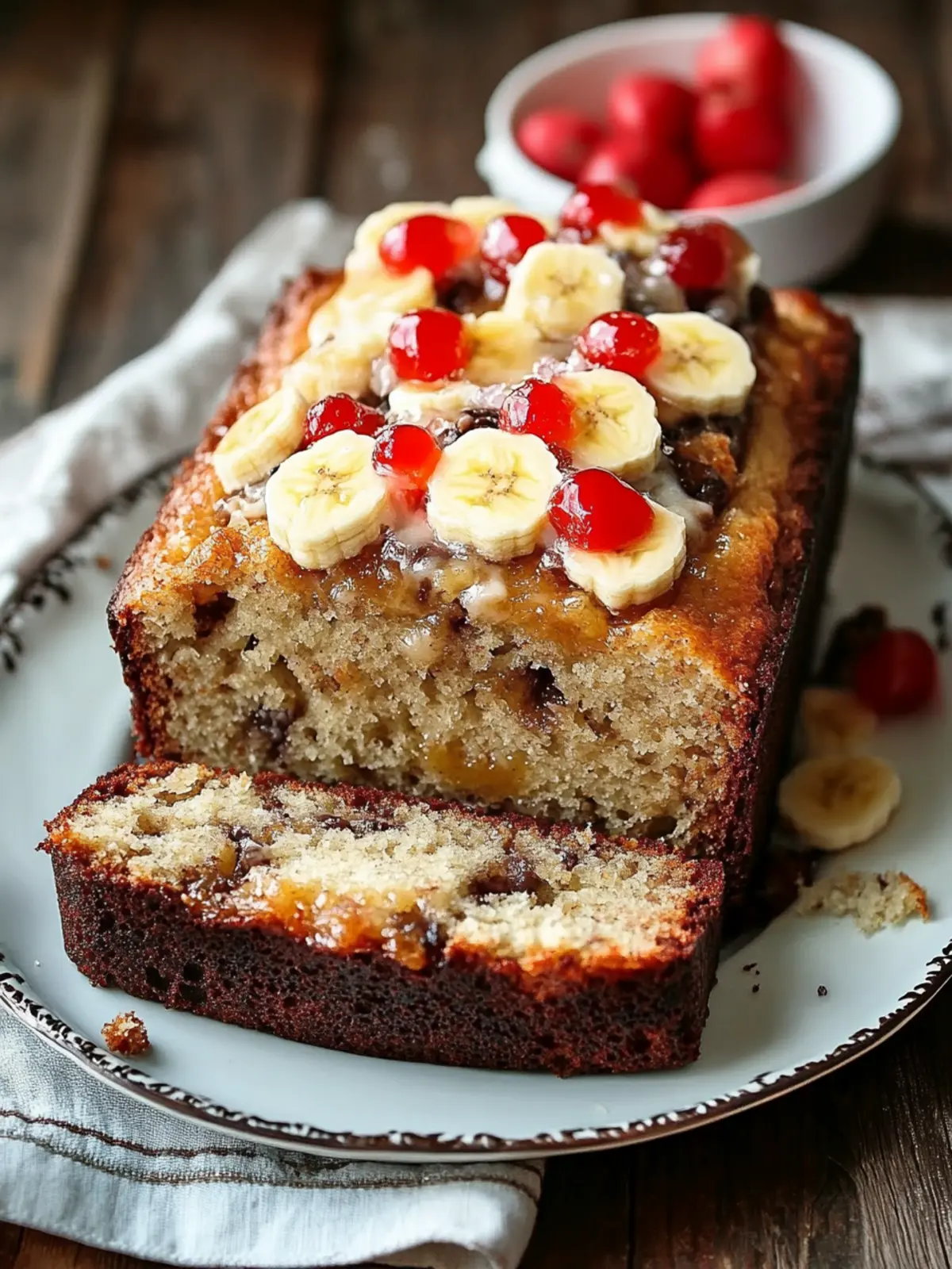 Deliciously Moist Banana Split Bread to Delight Your Tastebuds 3 Banana Split Bread
