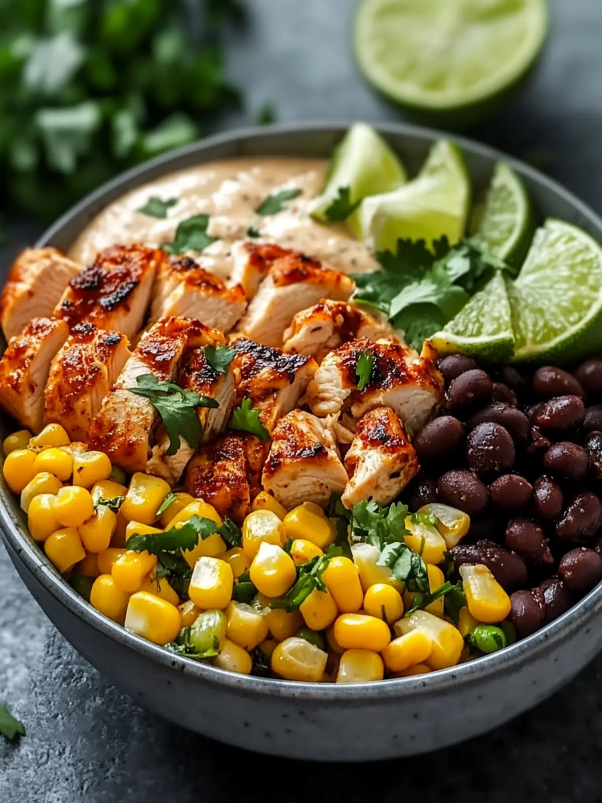 Chipotle Chicken Bowl with Black Beans & Corn: Customize Your Way 5 Chipotle Chicken Bowl with Black Beans & Corn