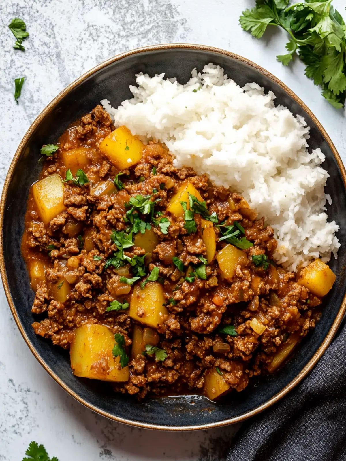 Savor Homemade Mexican Picadillo with Beef & Potato Delight! 3 Mexican Picadillo (Beef & Potato)