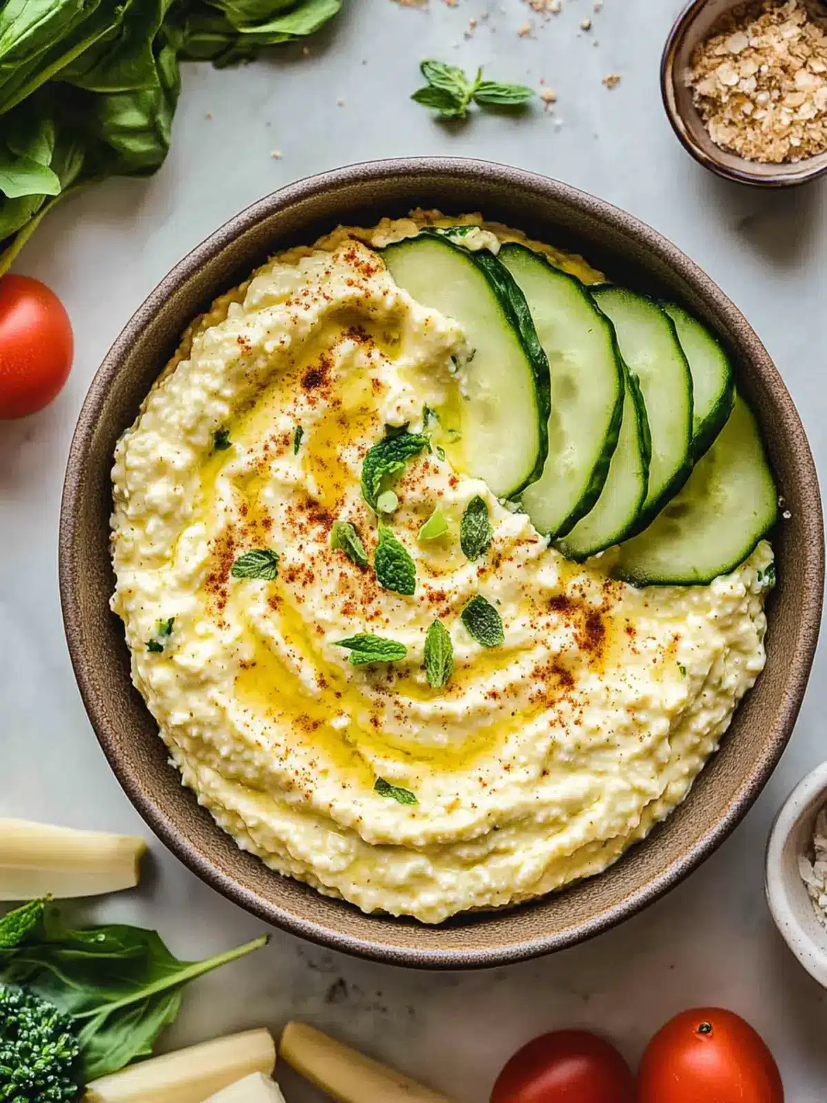 Creamy Mustard Cottage Cheese Dip for Healthy Snacking 2 Mustard Cottage Cheese Dip