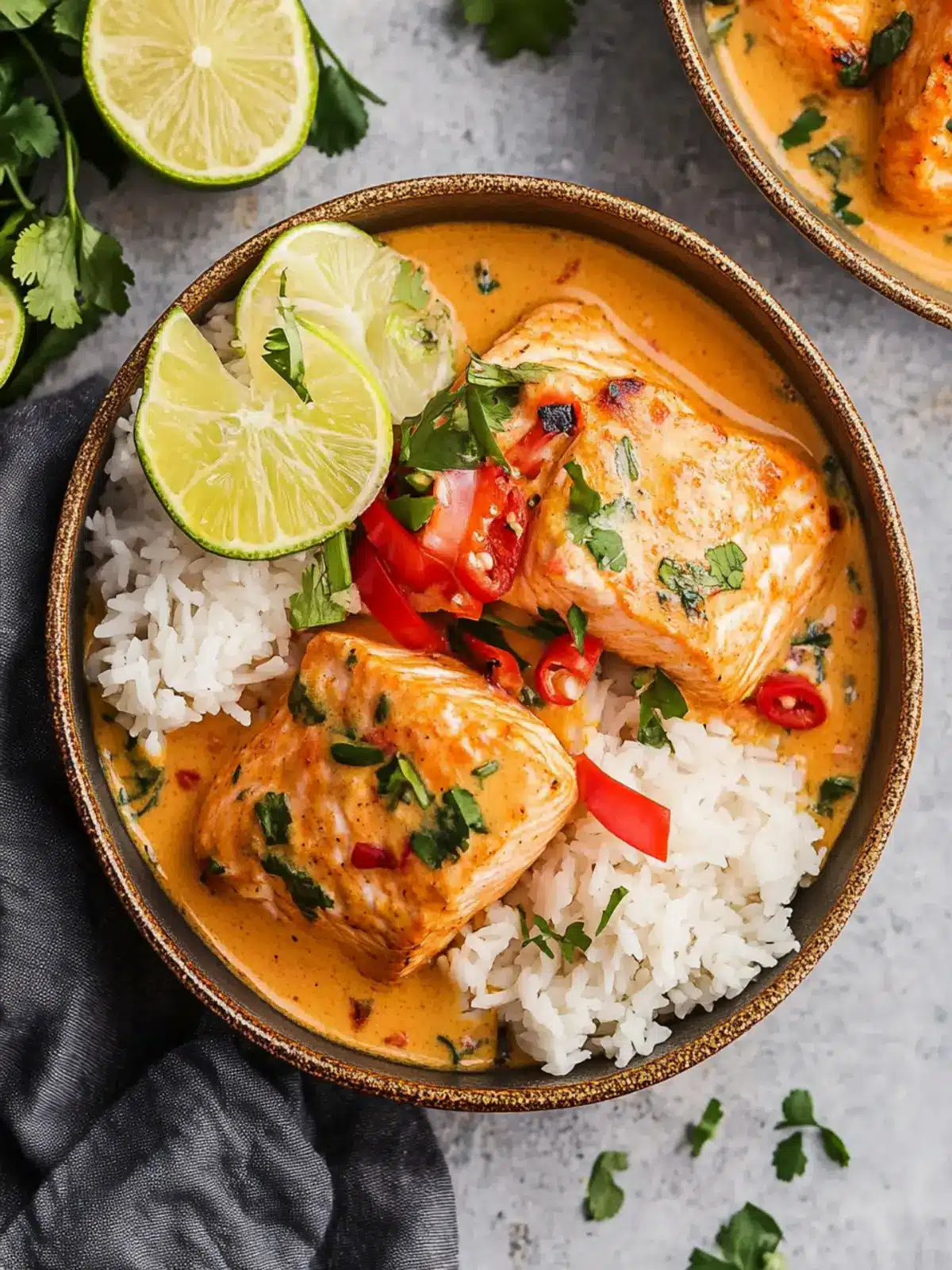 Coconut Curry Salmon in 30 Minutes—A Flavorful Escape! 2 Coconut Curry Salmon