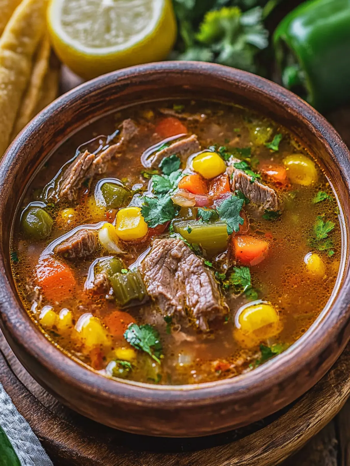 Hearty Mexican Beef Soup: Comfort in Every Spoonful 3 Mexican Beef Soup