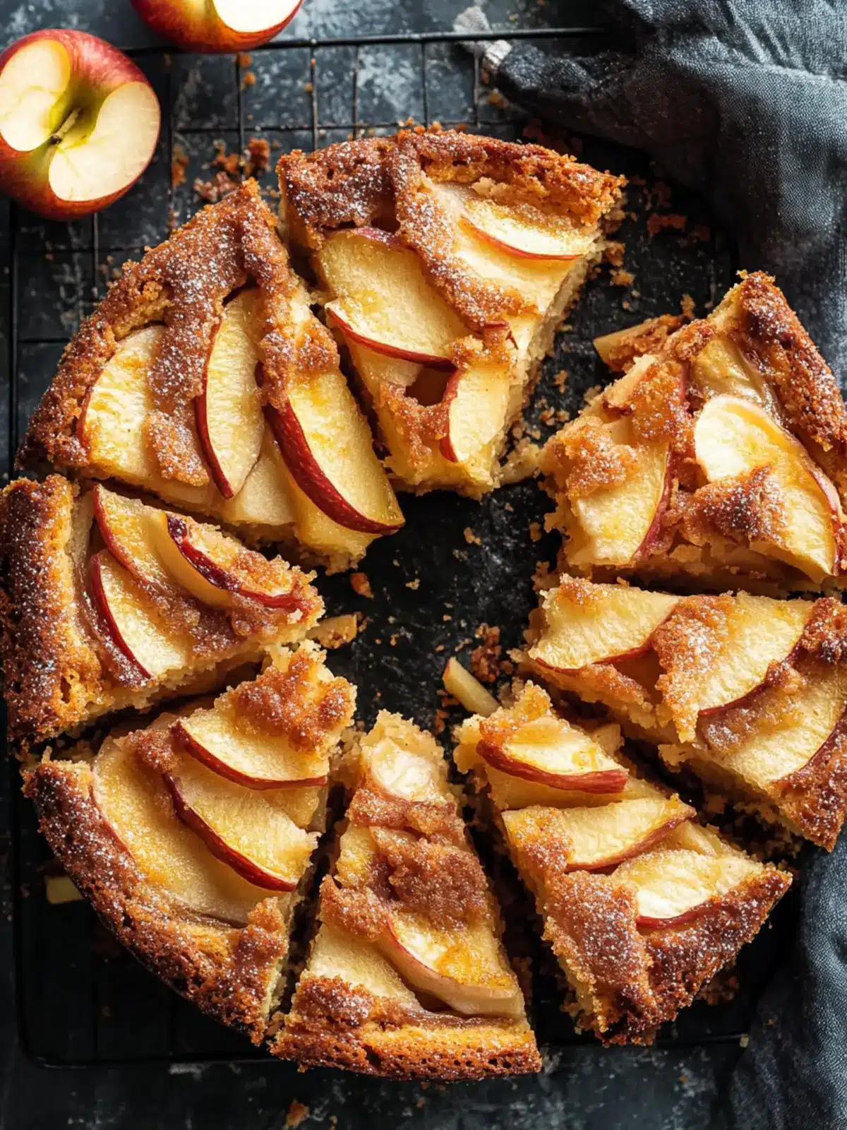 Irresistible Apple Cake: Sweet, Sticky, and Perfect for Passover 3 Apple Cake