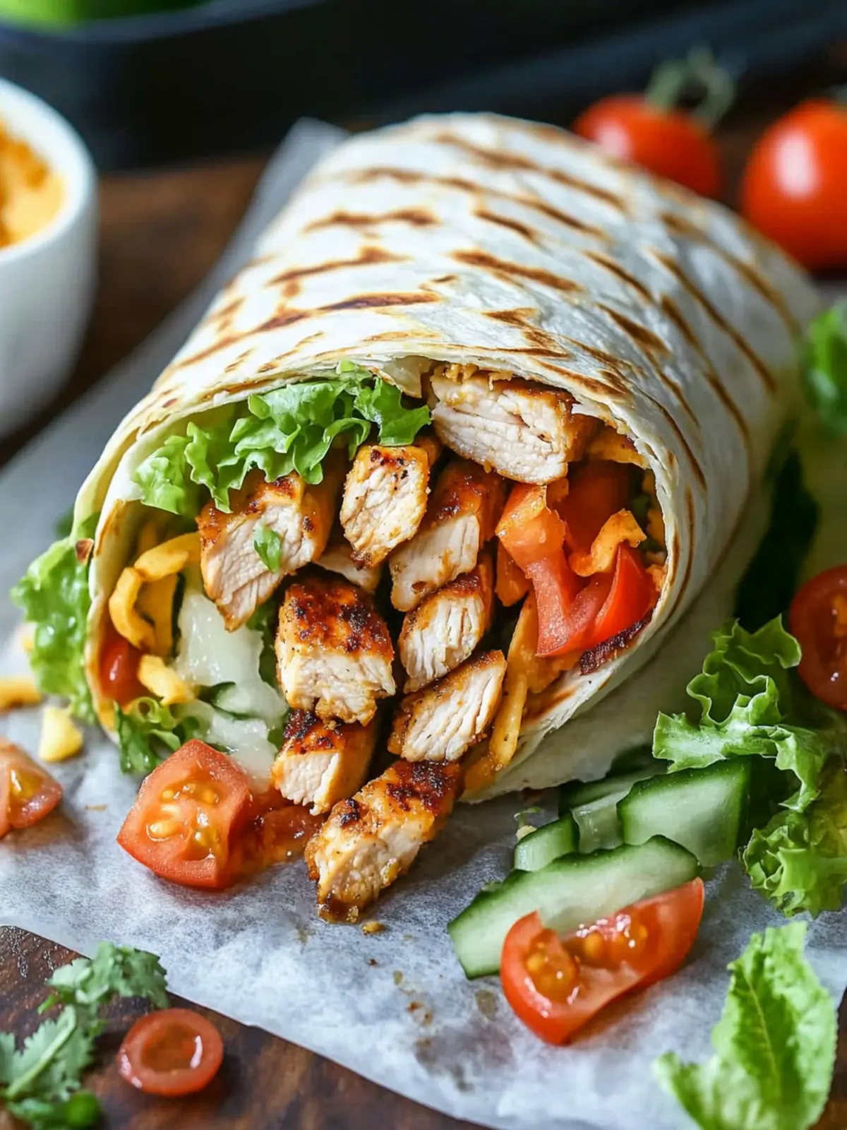 Zesty Grilled Chicken Wraps for Flavor-Packed Meals 3 Grilled Chicken Wrap