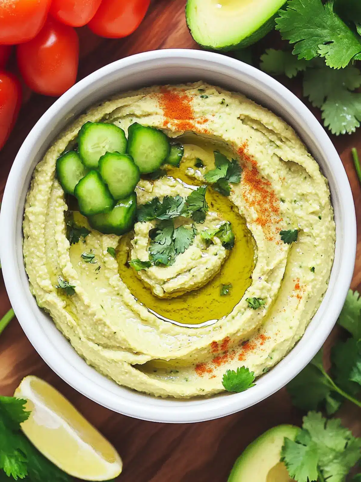 Zesty Cilantro Hummus Recipe – Quick, Healthy, and Delicious 2 Cilantro Hummus