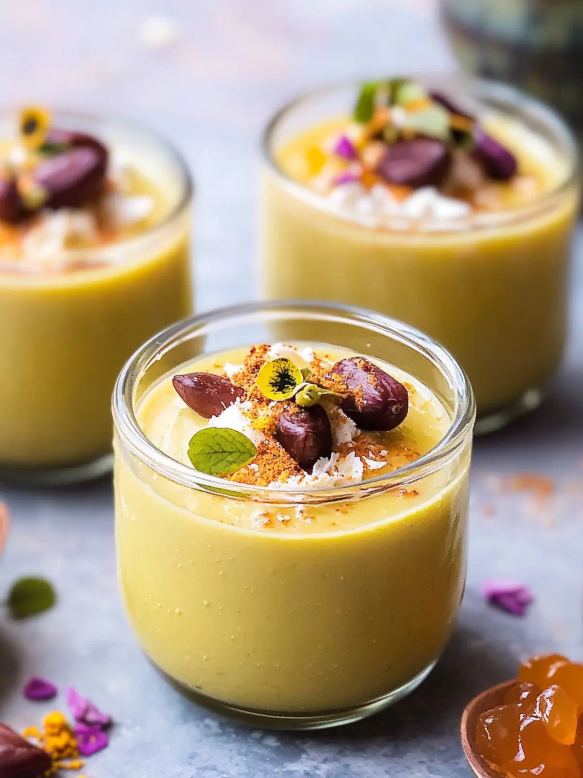 Thandai Custard Cups: A Festive Twist on Classic Dessert 5 thandai custard cups