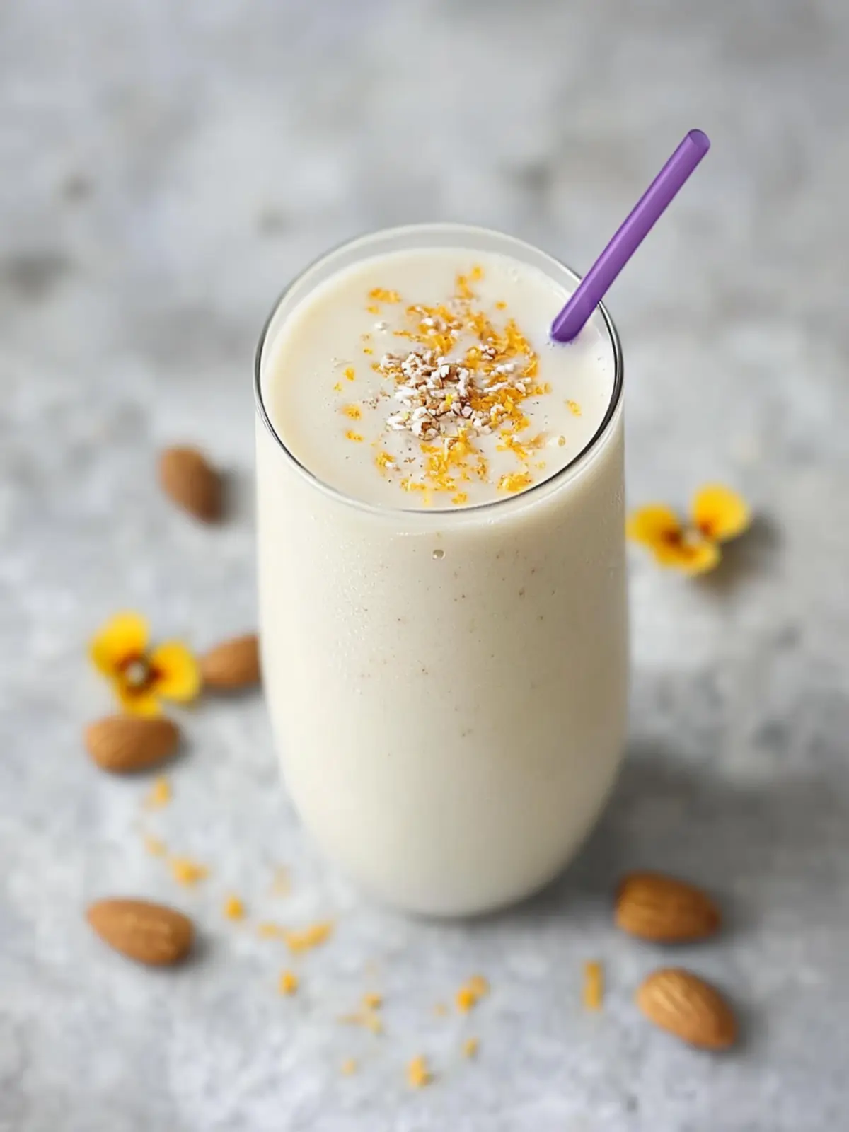 Refreshing Moroccan Almond Milkshake with Orange Flower Water 3 Moroccan Almond Milkshake with Orange Flower Water