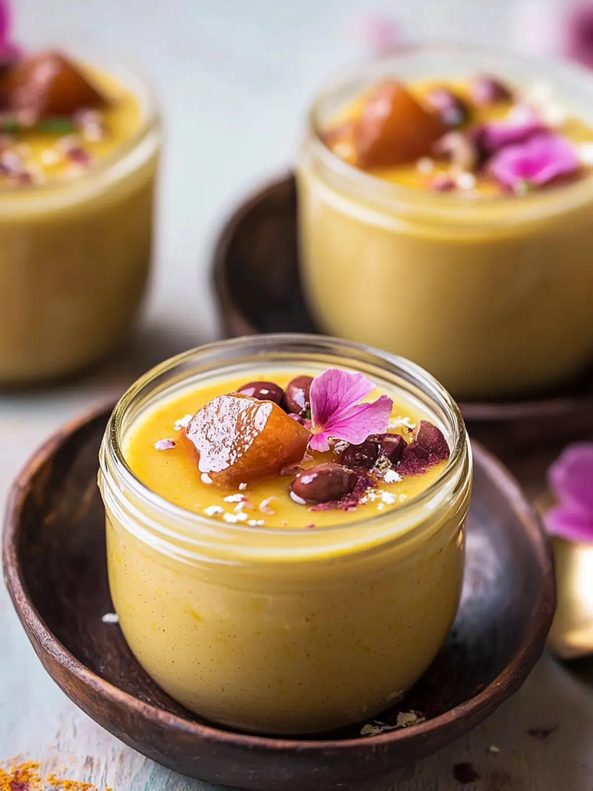 Thandai Custard Cups: A Festive Twist on Classic Dessert 4 thandai custard cups