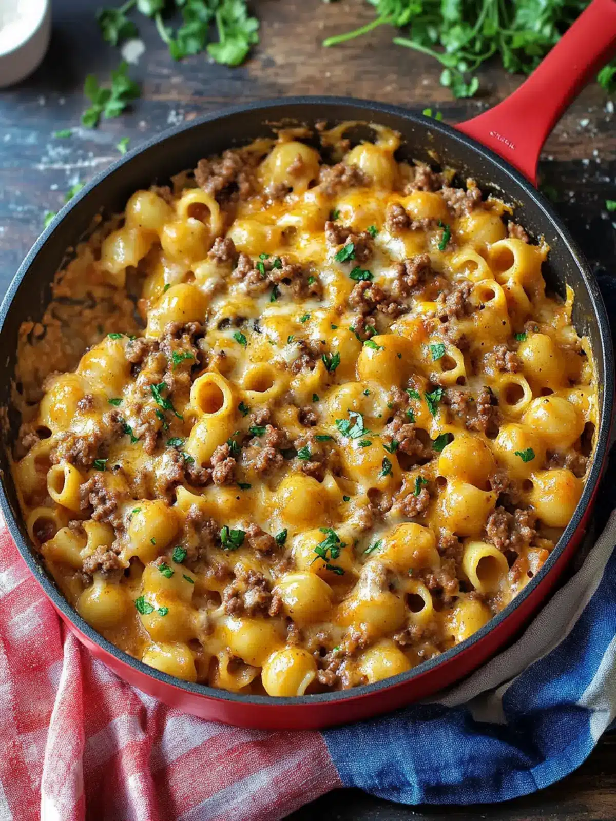 Cheeseburger Pasta Skillet One Pot Wonder for Busy Nights 3 Cheeseburger Pasta Skillet (One Pot)