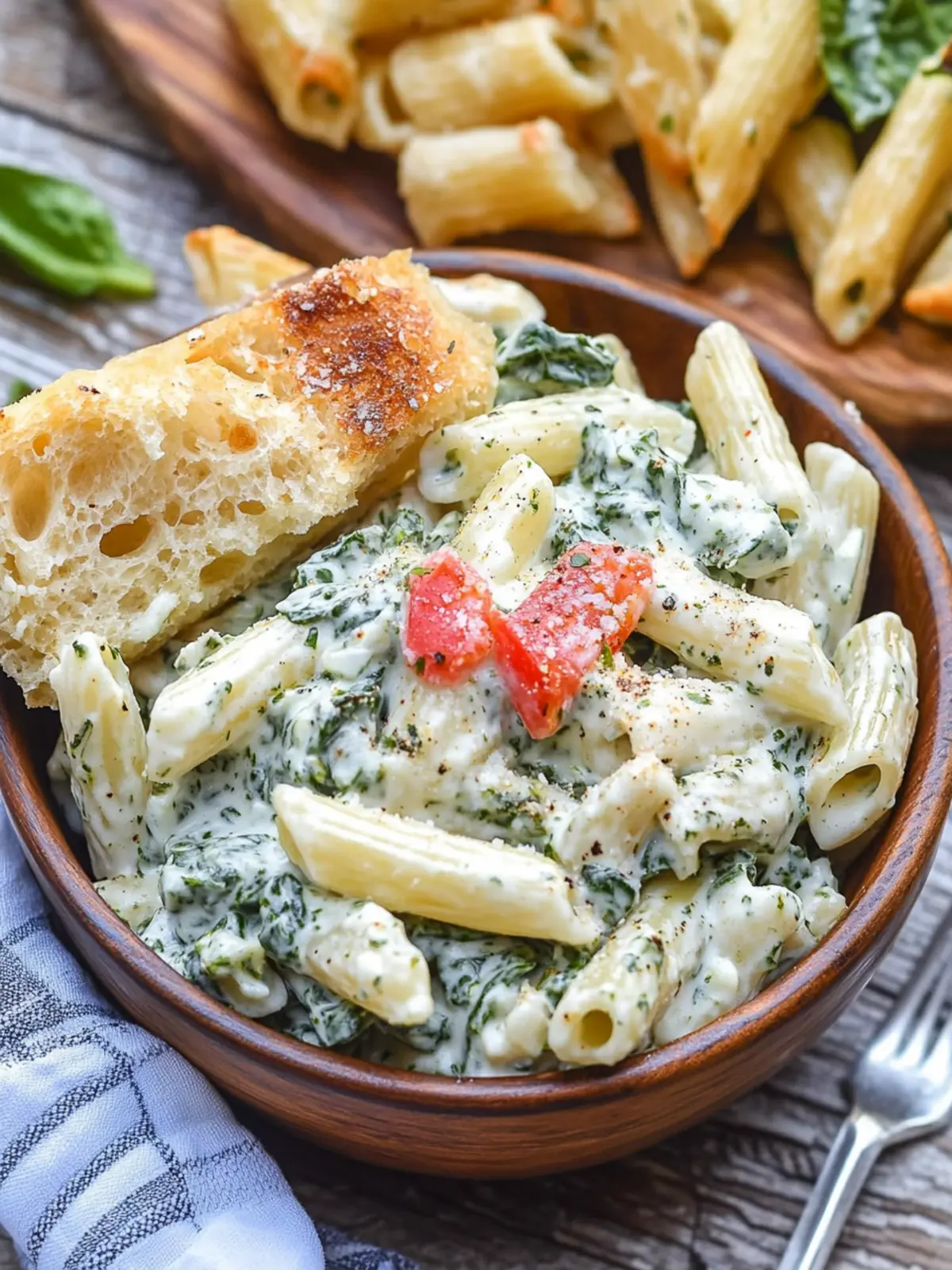 Dreamy Spinach Dip Pasta Salad for Effortless Entertaining 4 Spinach Dip Pasta Salad