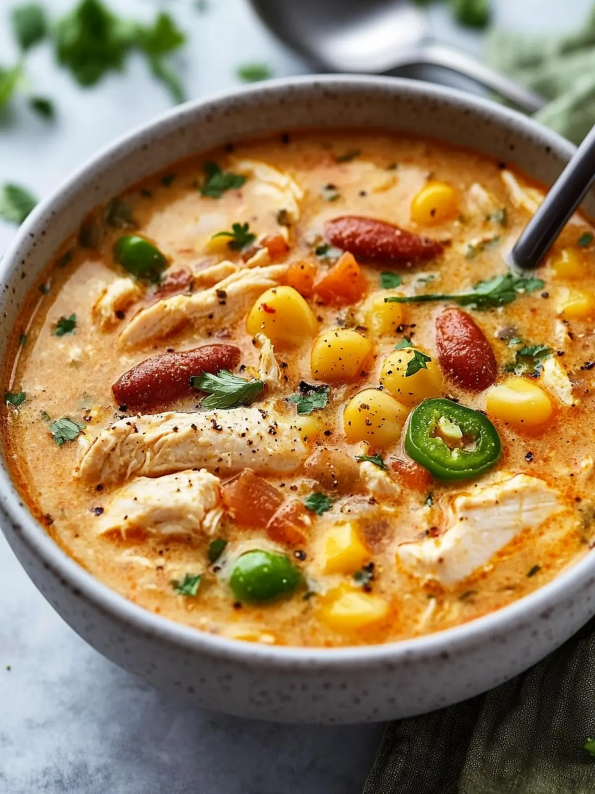 Creamy Cajun White Chicken Chili That Warms Your Soul 4 Cajun White Chicken Chili