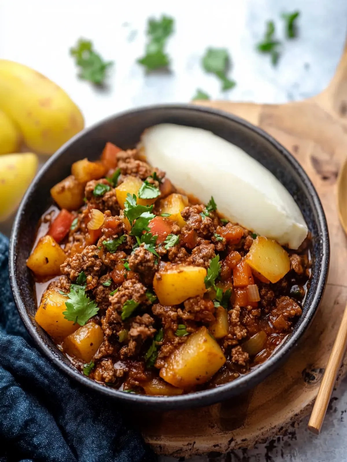 Savor Homemade Mexican Picadillo with Beef & Potato Delight! 5 Mexican Picadillo (Beef & Potato)