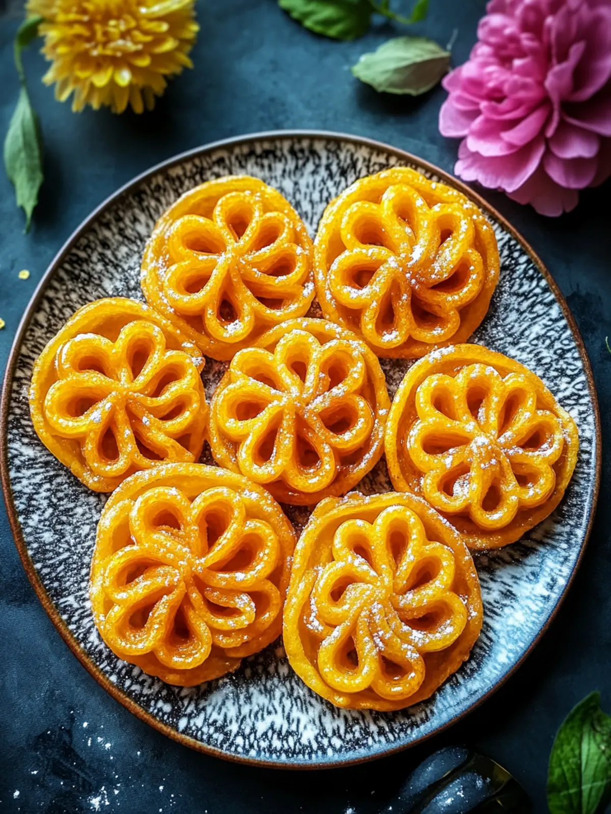 Irresistible Jalebi Waffle Rosettes with Sweet Syrup Magic 5 Irresistible Jalebi Waffle Rosettes