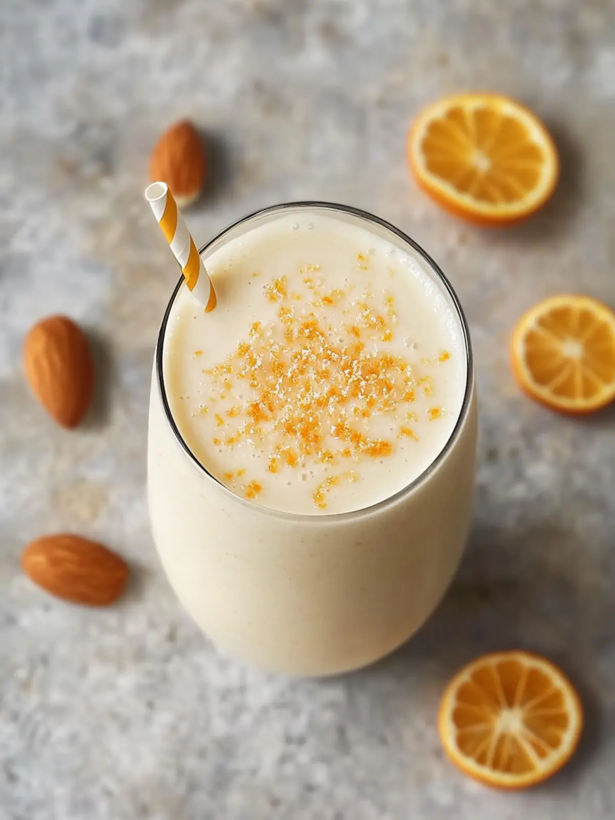 Refreshing Moroccan Almond Milkshake with Orange Flower Water 2 Moroccan Almond Milkshake with Orange Flower Water
