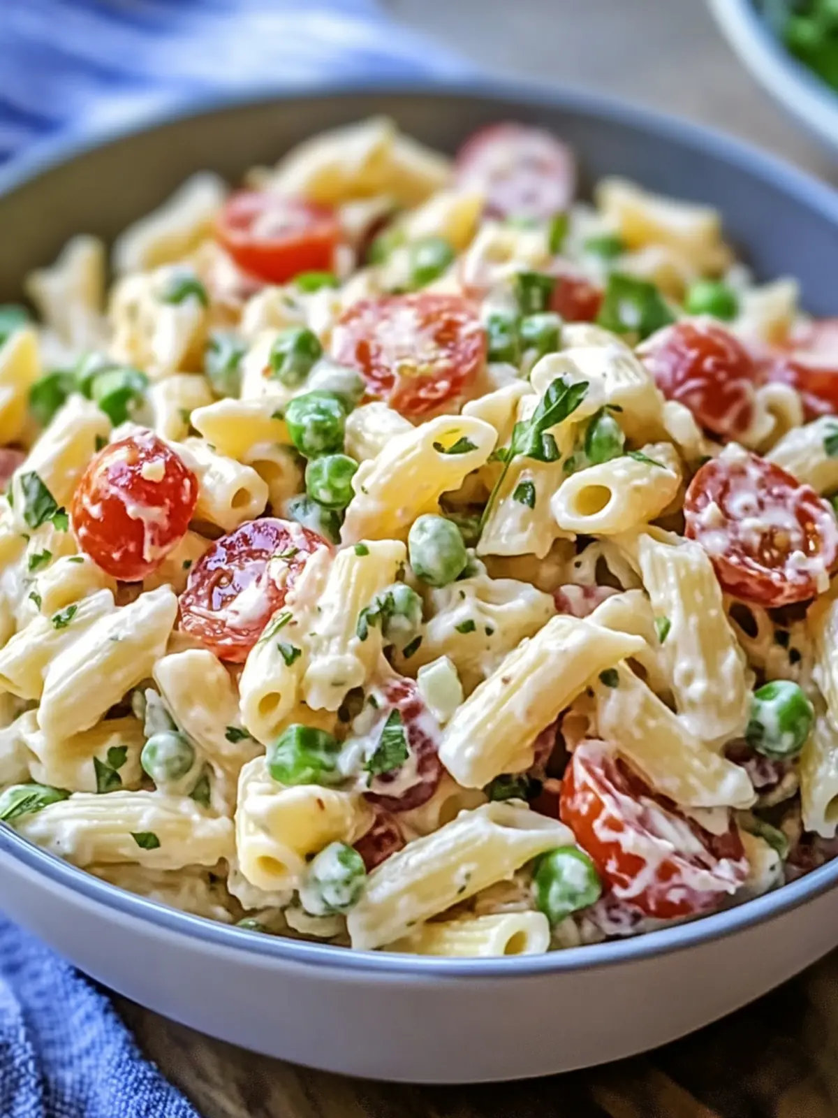 Creamy Pasta Salad That Will Steal the Show at Your BBQ 5 Creamy Pasta Salad