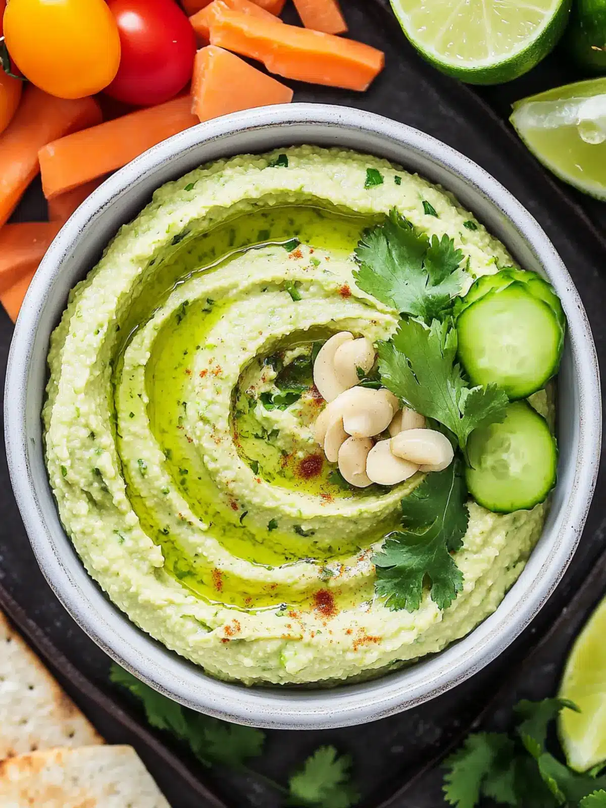 Zesty Cilantro Hummus Recipe – Quick, Healthy, and Delicious 5 Cilantro Hummus