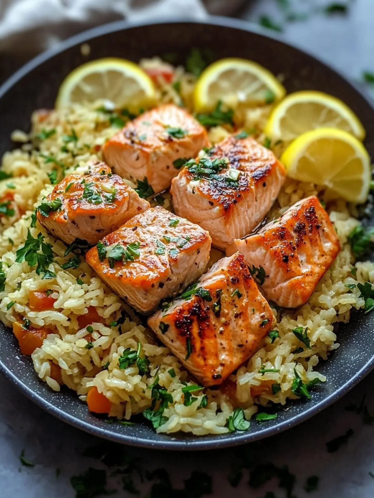 One Pot Salmon and Rice for Effortless Weeknight Flavor 2 One Pot Salmon and Rice