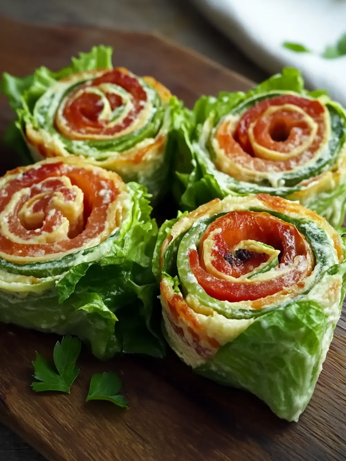 Easy Cheesy Bacon, Lettuce & Tomato Spirals for the Perfect Snack 5 Easy Cheesy Bacon, Lettuce & Tomato Spirals