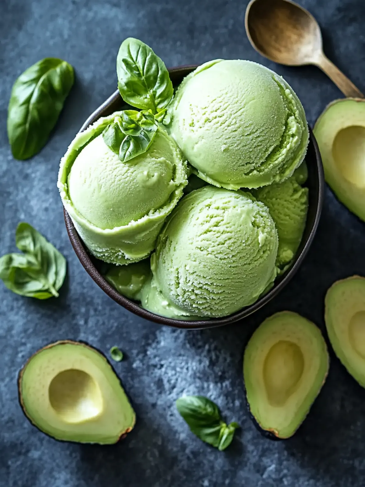 Creamy Avocado Ice Cream: A Healthy Twist on Dessert Delight 4 Avocado Ice Cream