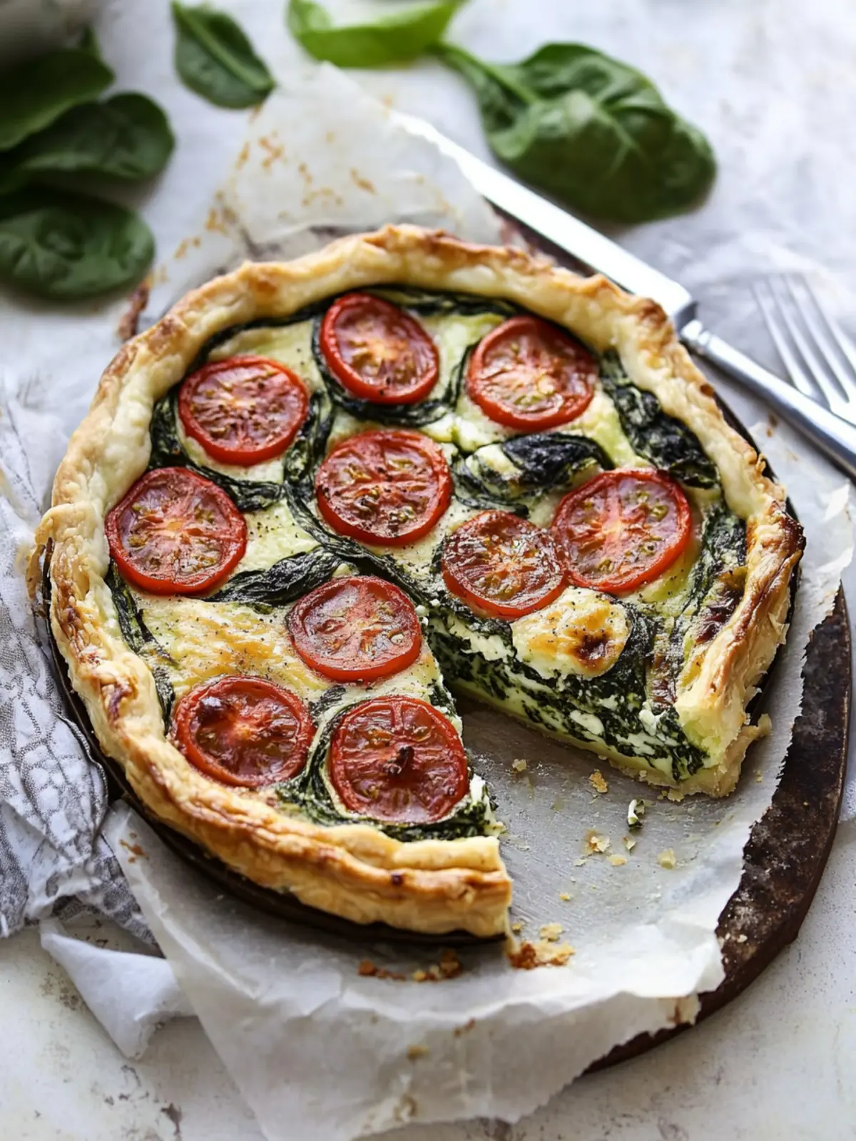 Delicious Mina Spinach Pie: Your Healthy Passover Delight 3 Mina spinach pie
