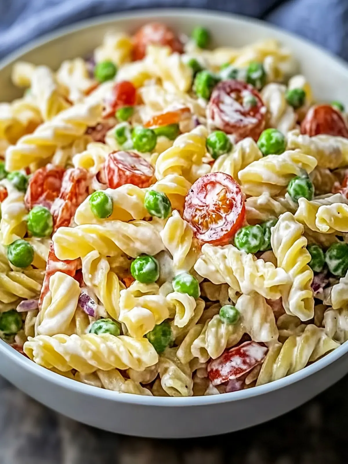 Creamy Pasta Salad That Will Steal the Show at Your BBQ 3 Creamy Pasta Salad
