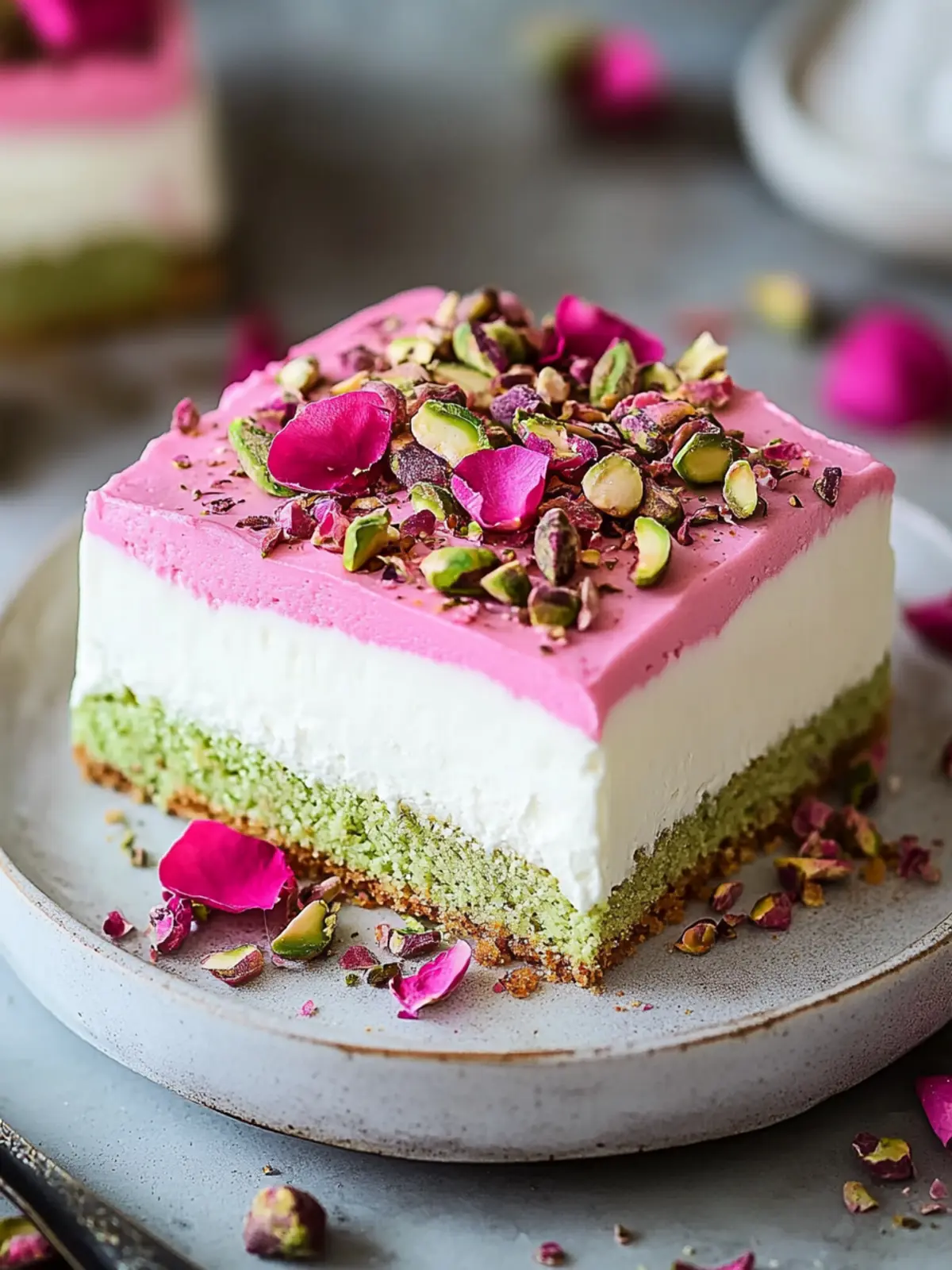 Delight in Irresistible Pistachio Rose Milk Cake Bliss 4 Irresistible Pistachio Rose Milk Cake