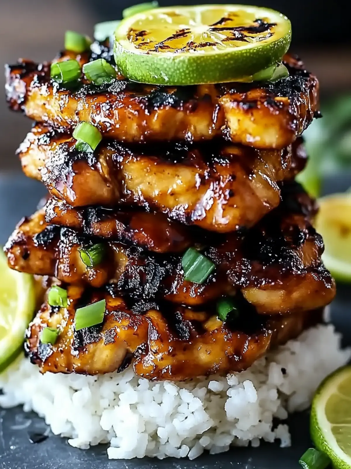 Savor the Flavor: Hawaiian Huli Huli Chicken Stack Delight 4 Hawaiian Huli Huli Chicken Stack