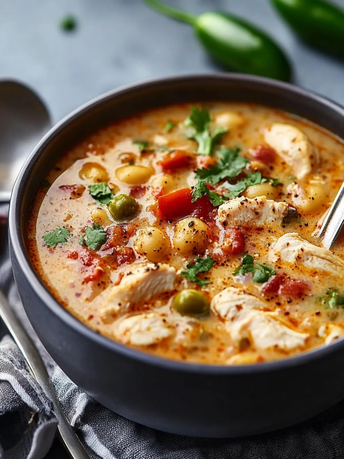 Creamy Cajun White Chicken Chili That Warms Your Soul 2 Cajun White Chicken Chili