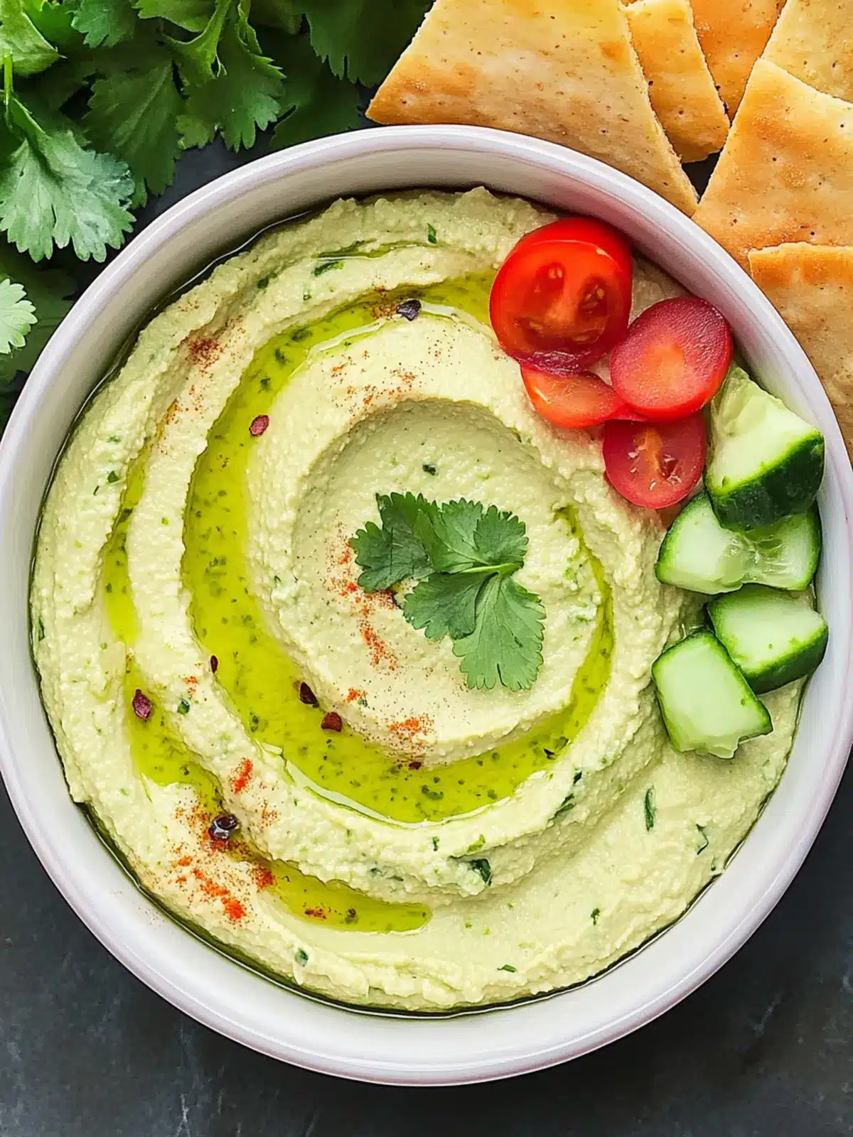 Zesty Cilantro Hummus Recipe – Quick, Healthy, and Delicious 4 Cilantro Hummus