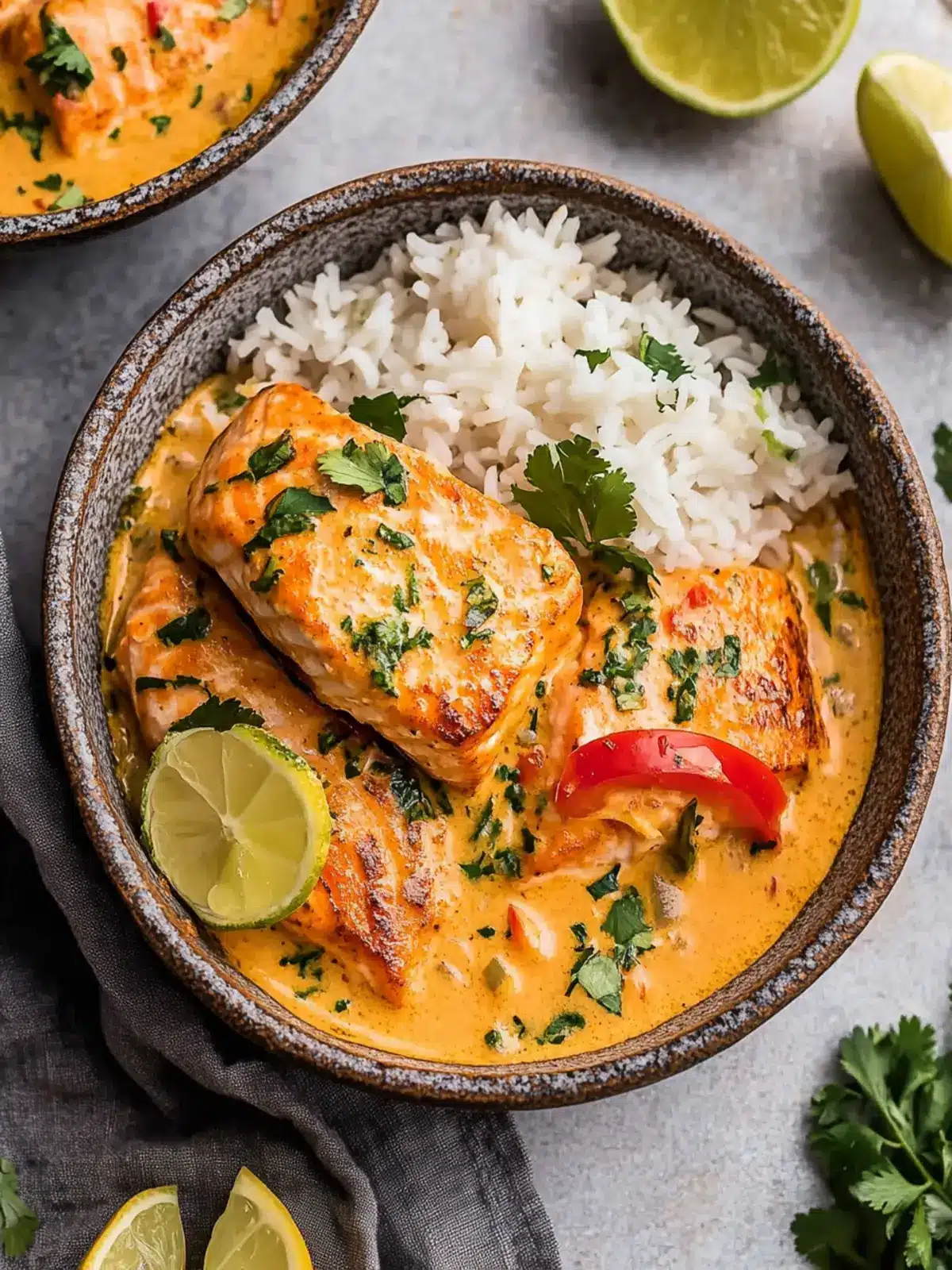 Coconut Curry Salmon in 30 Minutes—A Flavorful Escape! 4 Coconut Curry Salmon