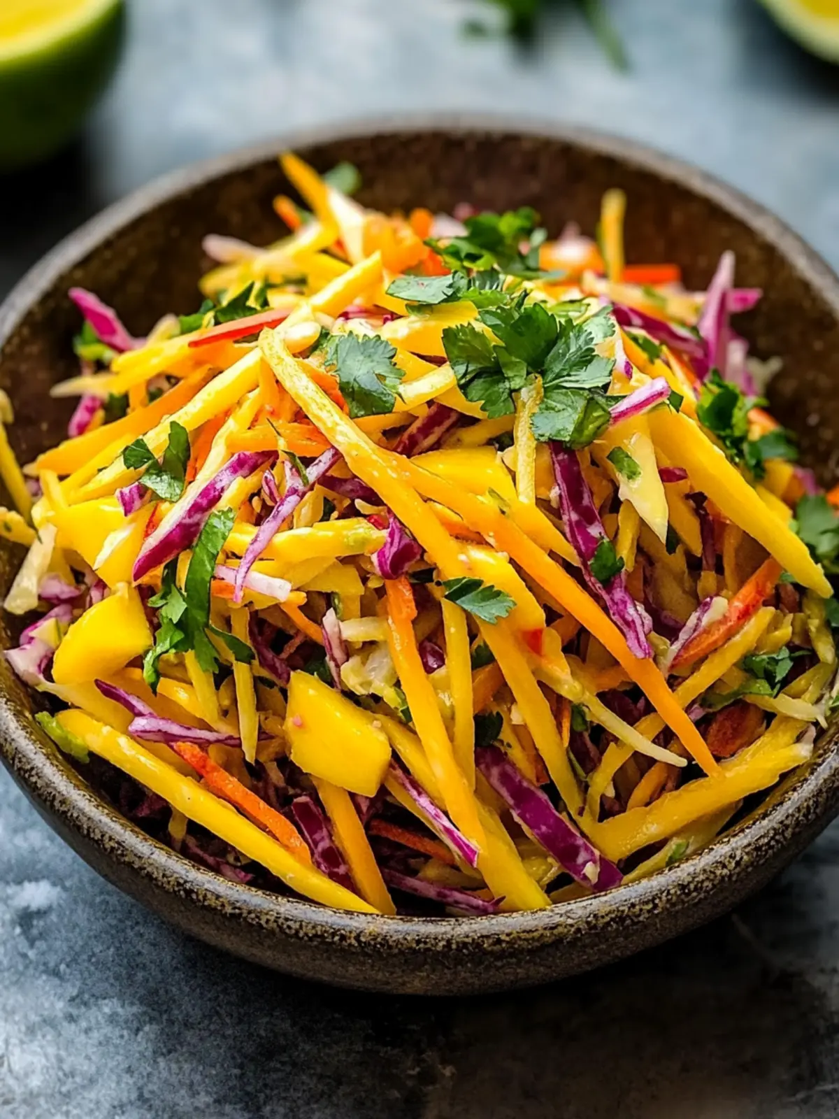 Quick And Easy Mango Slaw: Your Fresh Sidekick for Every Meal 2 Quick And Easy Mango Slaw