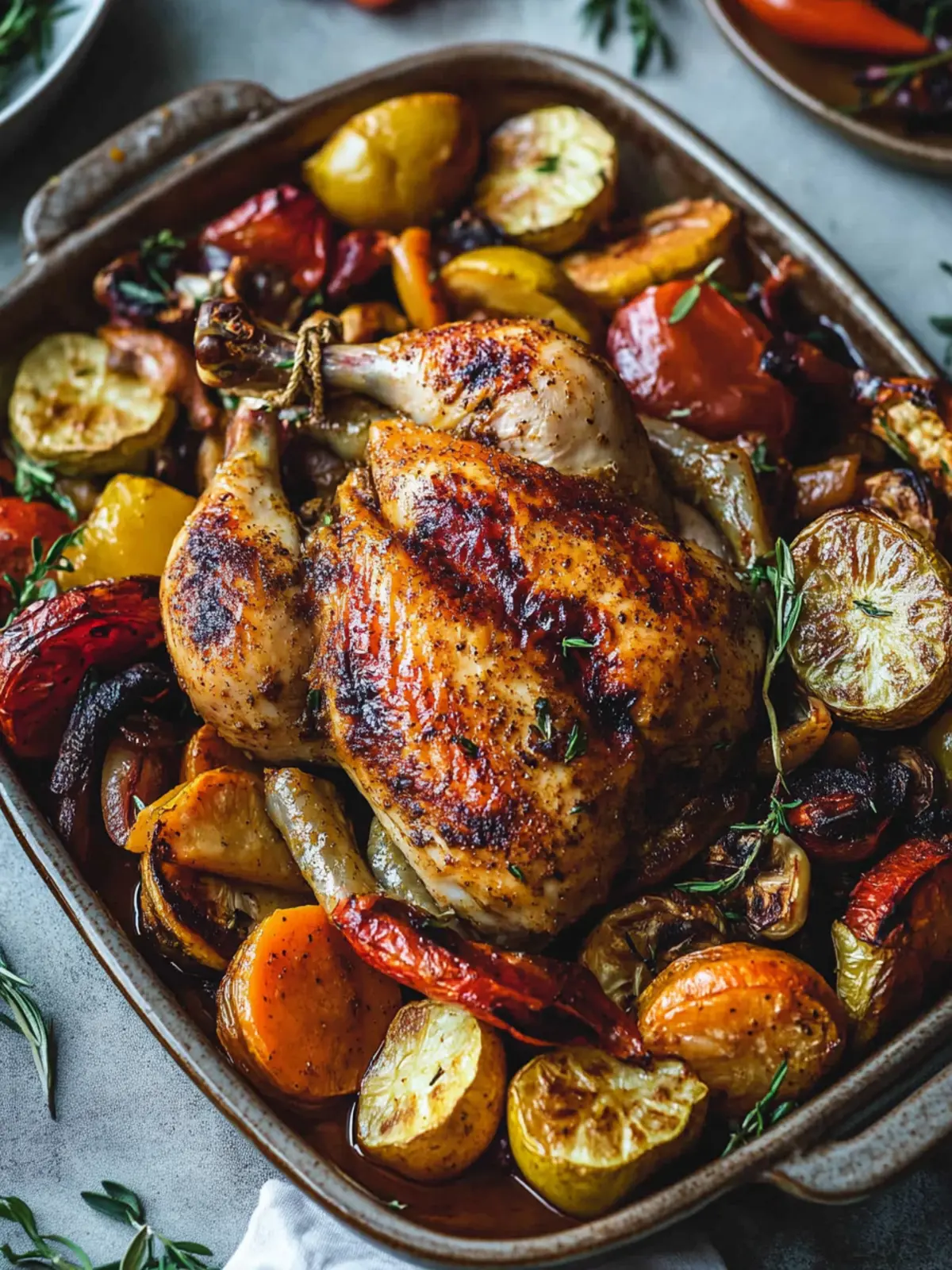 Oven Roasted Paprika Chicken and Veggies That Wow Your Tastebuds 2 Oven Roasted Paprika Chicken and Veggies with Marinade