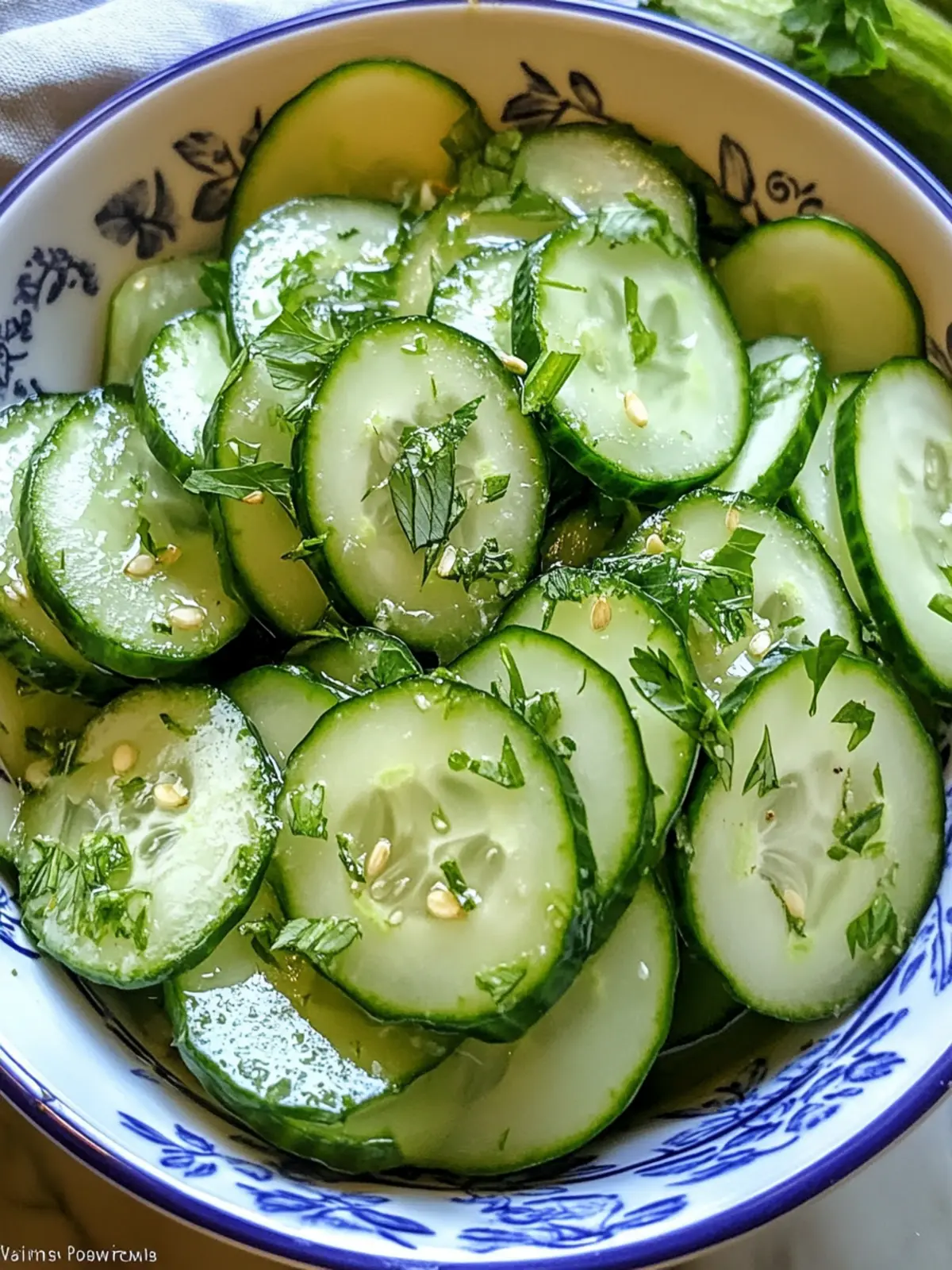 Crisp Cucumber Salad: The Ultimate Refreshing Side Dish 3 Cucumber Salad