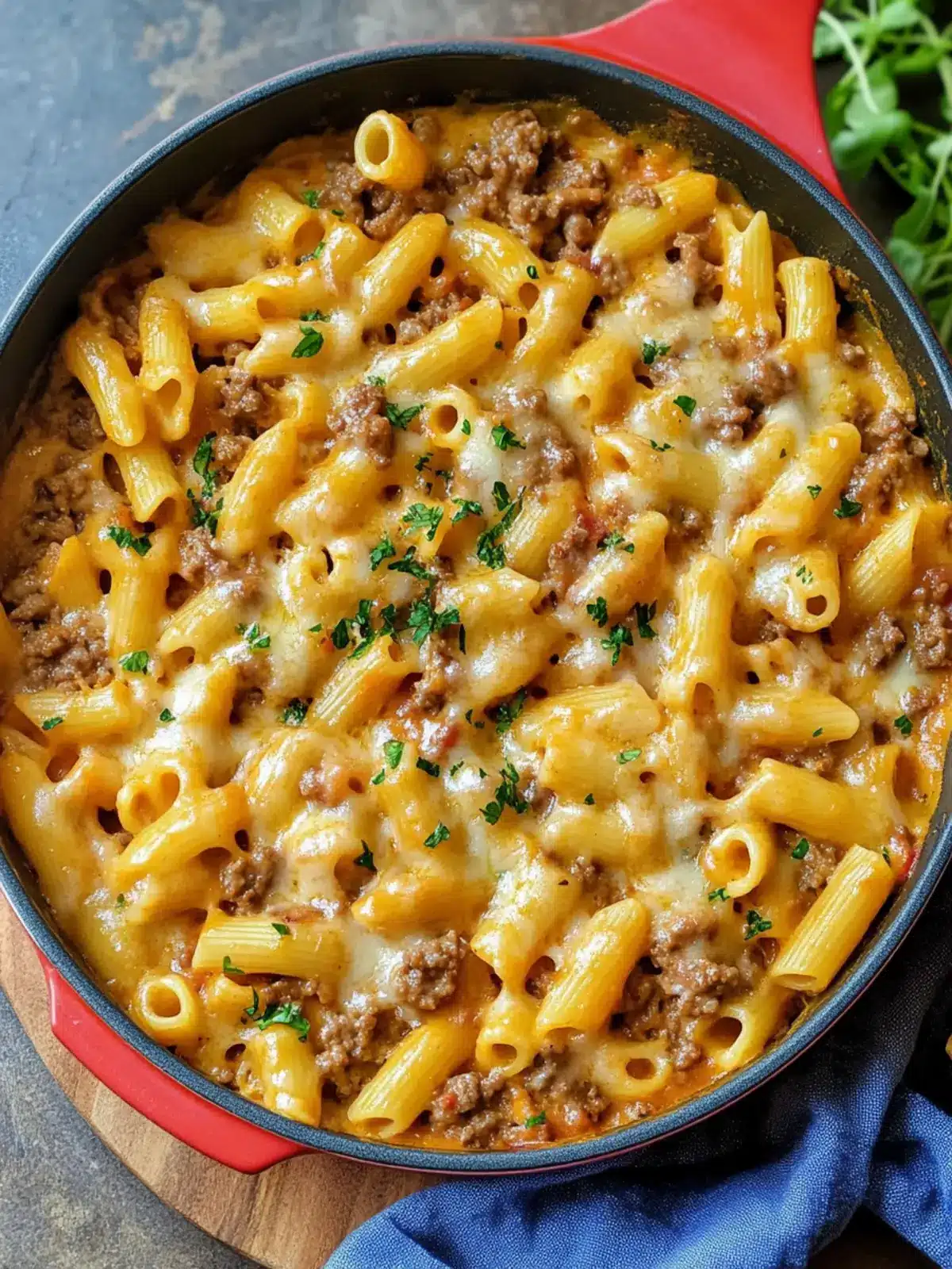 Cheeseburger Pasta Skillet One Pot Wonder for Busy Nights 4 Cheeseburger Pasta Skillet (One Pot)