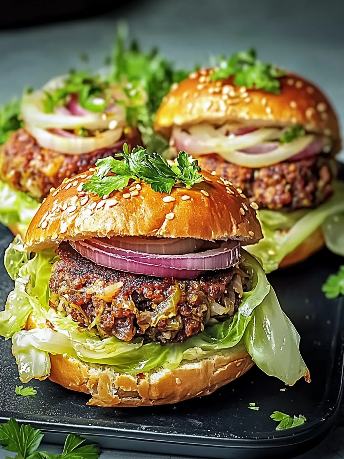 Irresistible Oven-Baked Cabbage Burgers You’ll Crave 4 Oven-Baked Cabbage Burgers