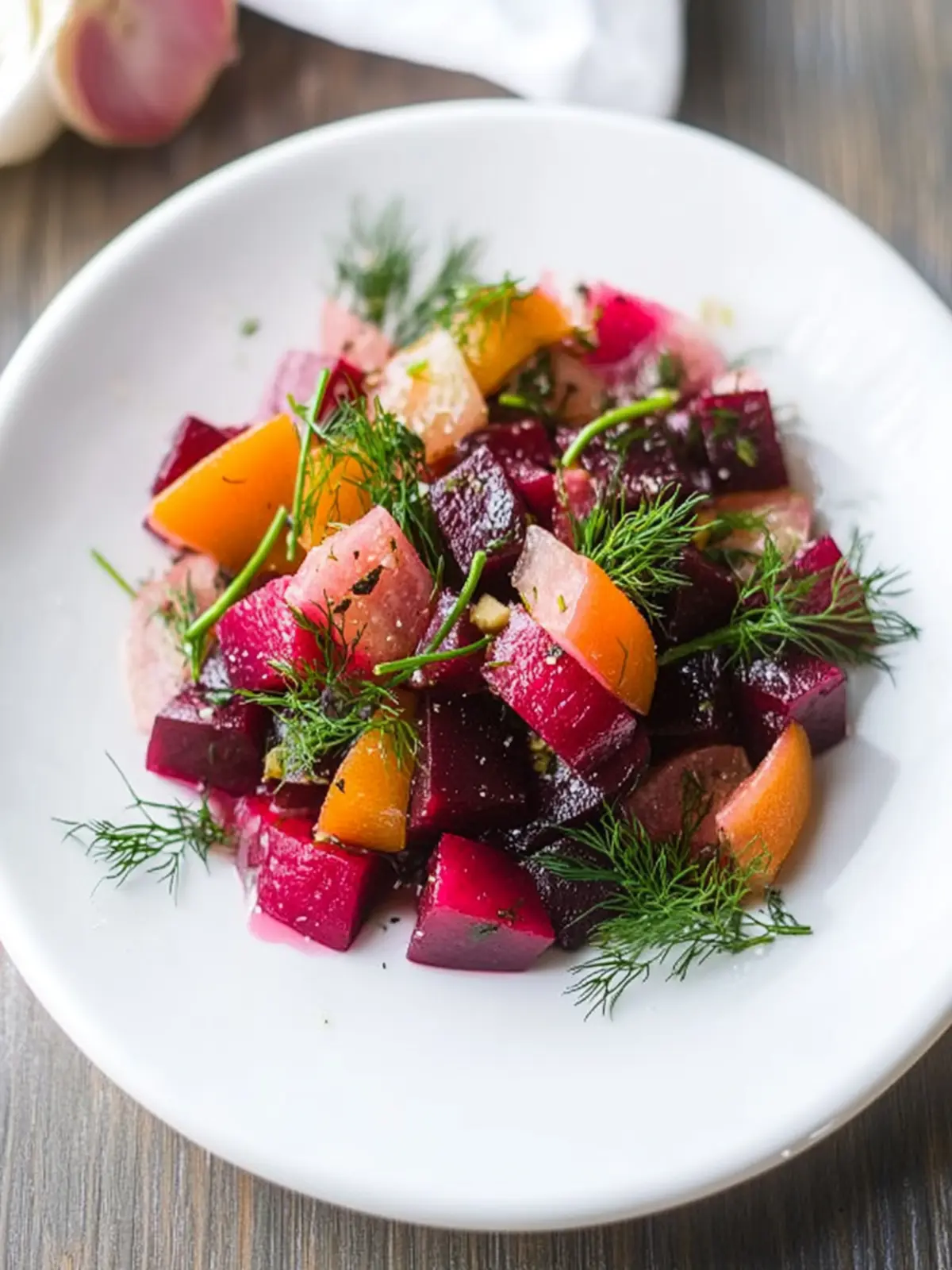 Delicious Marinated Beet Salad with Dill for Fresh Flavor 5 Marinated beet salad with dill