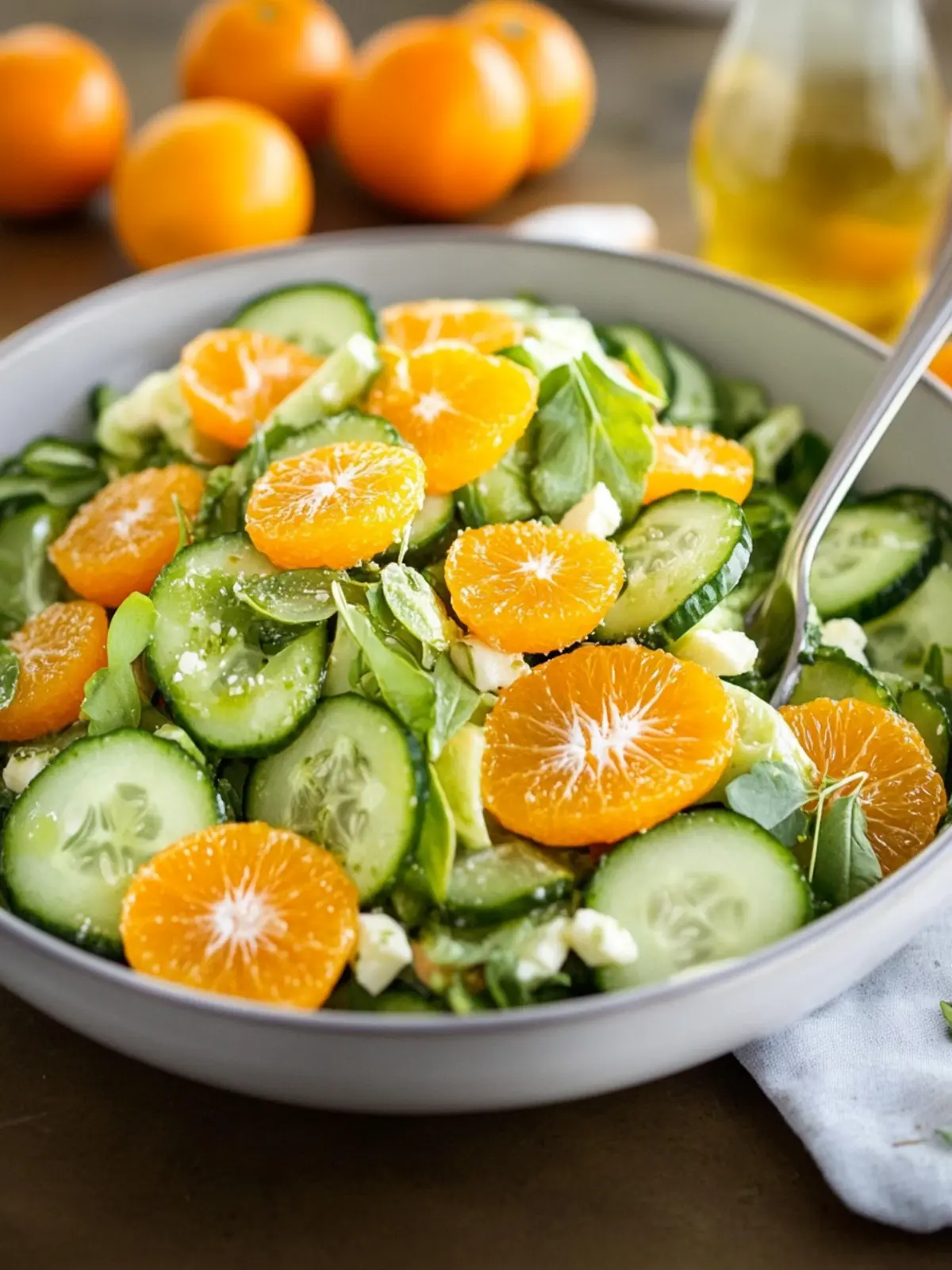 Vibrant Irish Flag Clementine Cucumber Salad for Fresh Flavors 3 Irish Flag Clementine Cucumber Salad