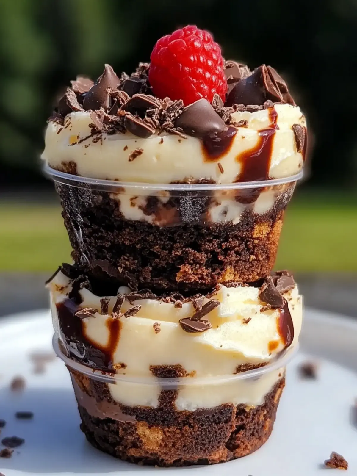 Loaded Brownie Cheesecake Cups for Ultimate Dessert Bliss 4 Loaded Brownie Cheesecake Cups